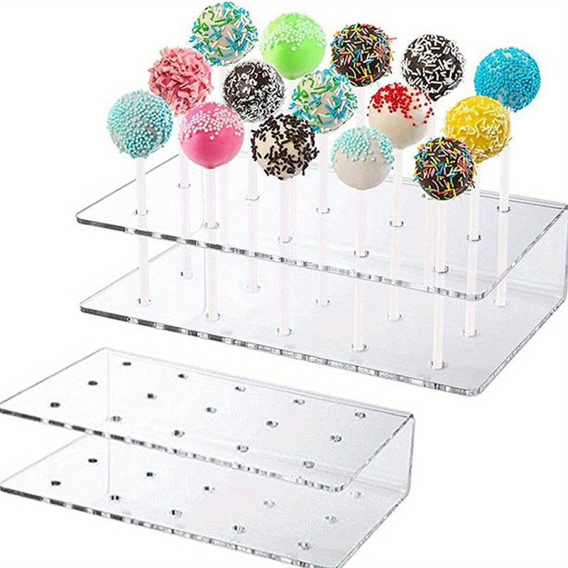 Clear Acrylic Lollipop Display Stand for Events and Parties