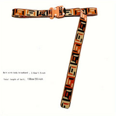 Colorful Quick Release Metal Buckle Jacquard Nylon Belt Men's Outdoor Waistband