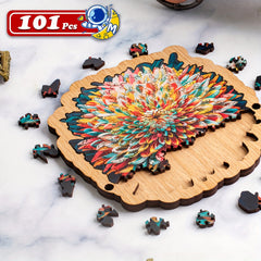 Wooden Puzzle Collection: 100 Cats, 101 Flowers, 91 Dopamine Boosters