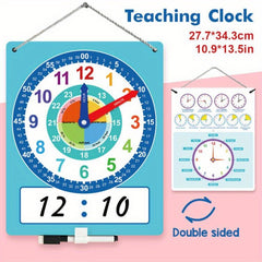 Teaching Clock for Kids - Easy Read Learning Clock for Time Telling