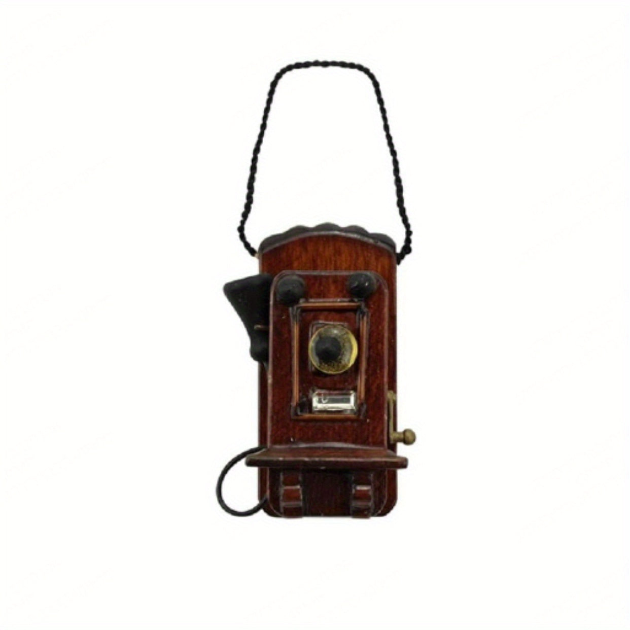 Vintage Doll House Furniture Wall Mounted Telephone