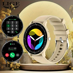 LIGE Smart Watch 3 Touch Screen AI Voice Alarm IP67 Sport Mode