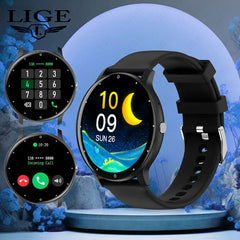 LIGE Smart Watch 3 Touch Screen AI Voice Alarm IP67 Sport Mode
