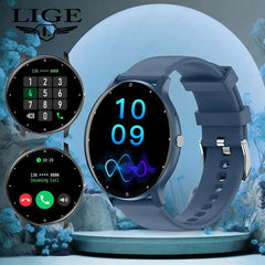 LIGE Smart Watch 3 Touch Screen AI Voice Alarm IP67 Sport Mode