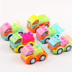 30pcs Building Block DIY Puzzle Cars Toys Construction Vehicle