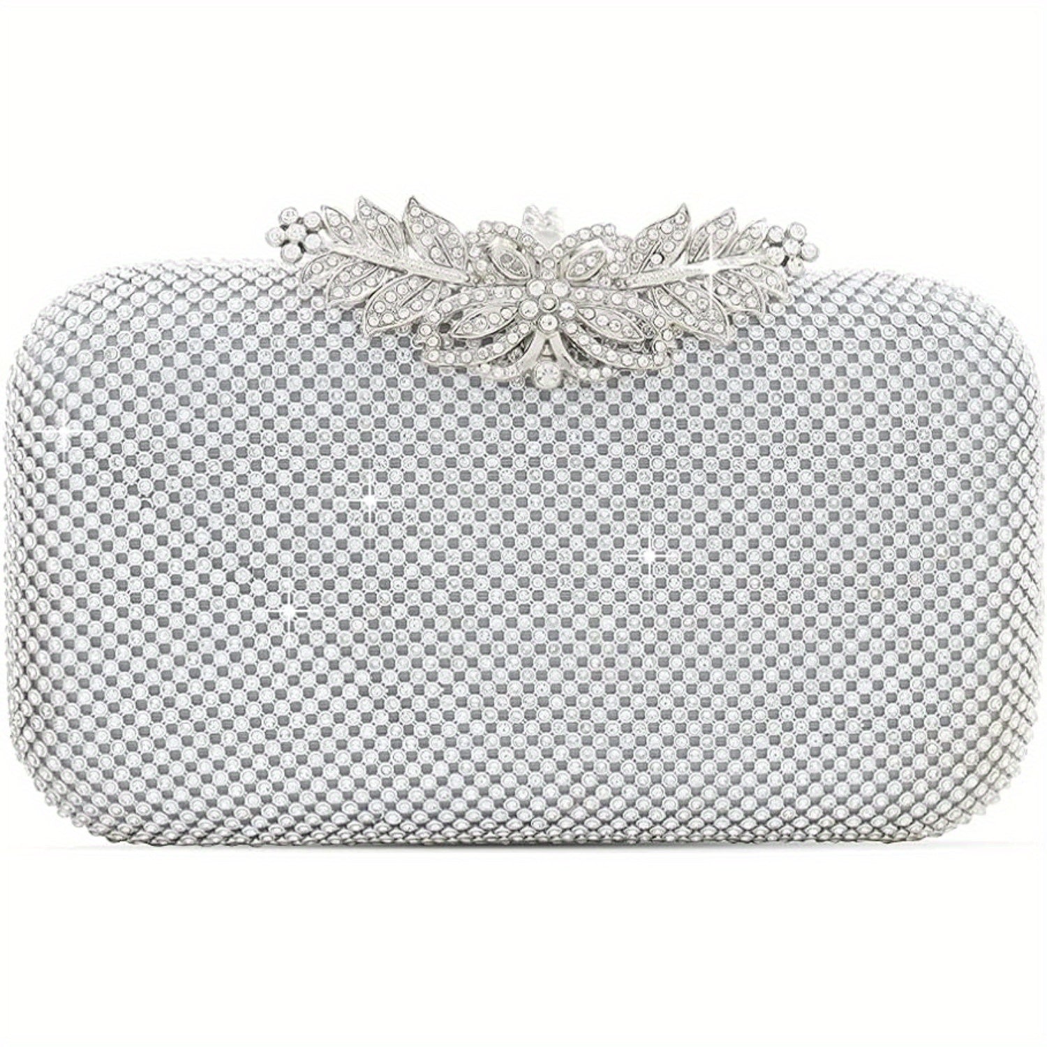 Rhinestone Evening Clutch Crossbody Bag