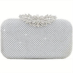 Rhinestone Evening Clutch Crossbody Bag