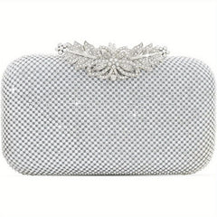 Rhinestone Evening Clutch Crossbody Bag
