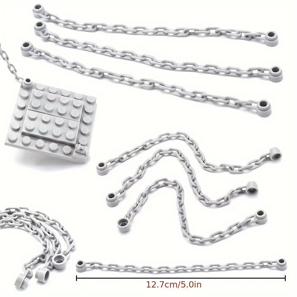 5pcs Building Blocks Chain 21 Links Compatible Toys Kids Birthday
