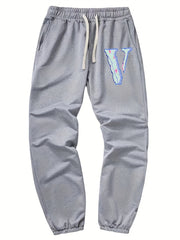 Men s Drawstring Pocket Sweatpants Casual Comfy Jogger Pants
