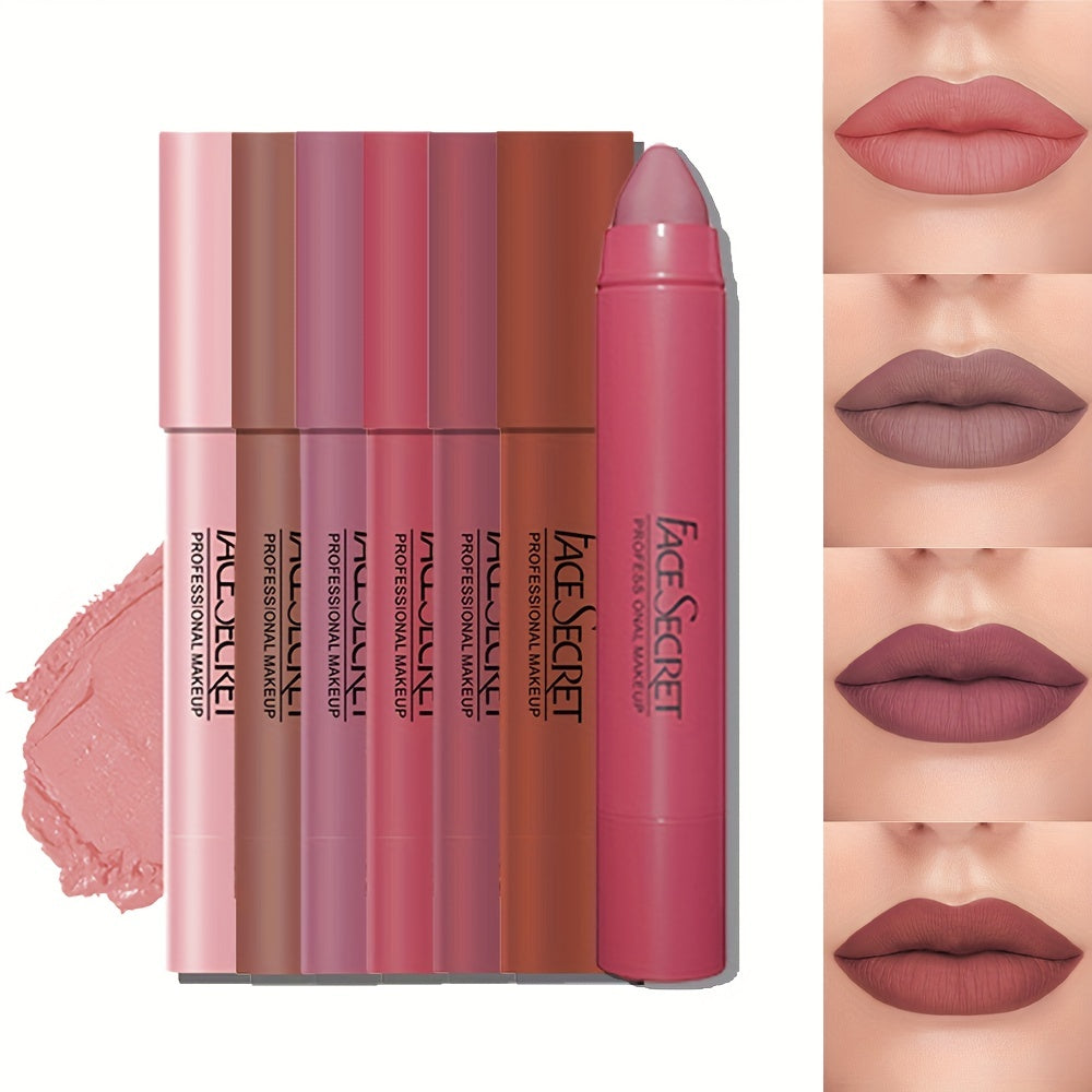 Matte Lipstick Velvety Long Lasting Lipstick Smudgeproof Lip Liner