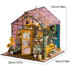 DIY Dollhouse Mini Kits 3D Puzzle Model Toys With Furniture Wooden Crafts