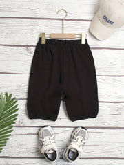 Boys Cropped Pants Soft Breathable Summer Kids Clothes