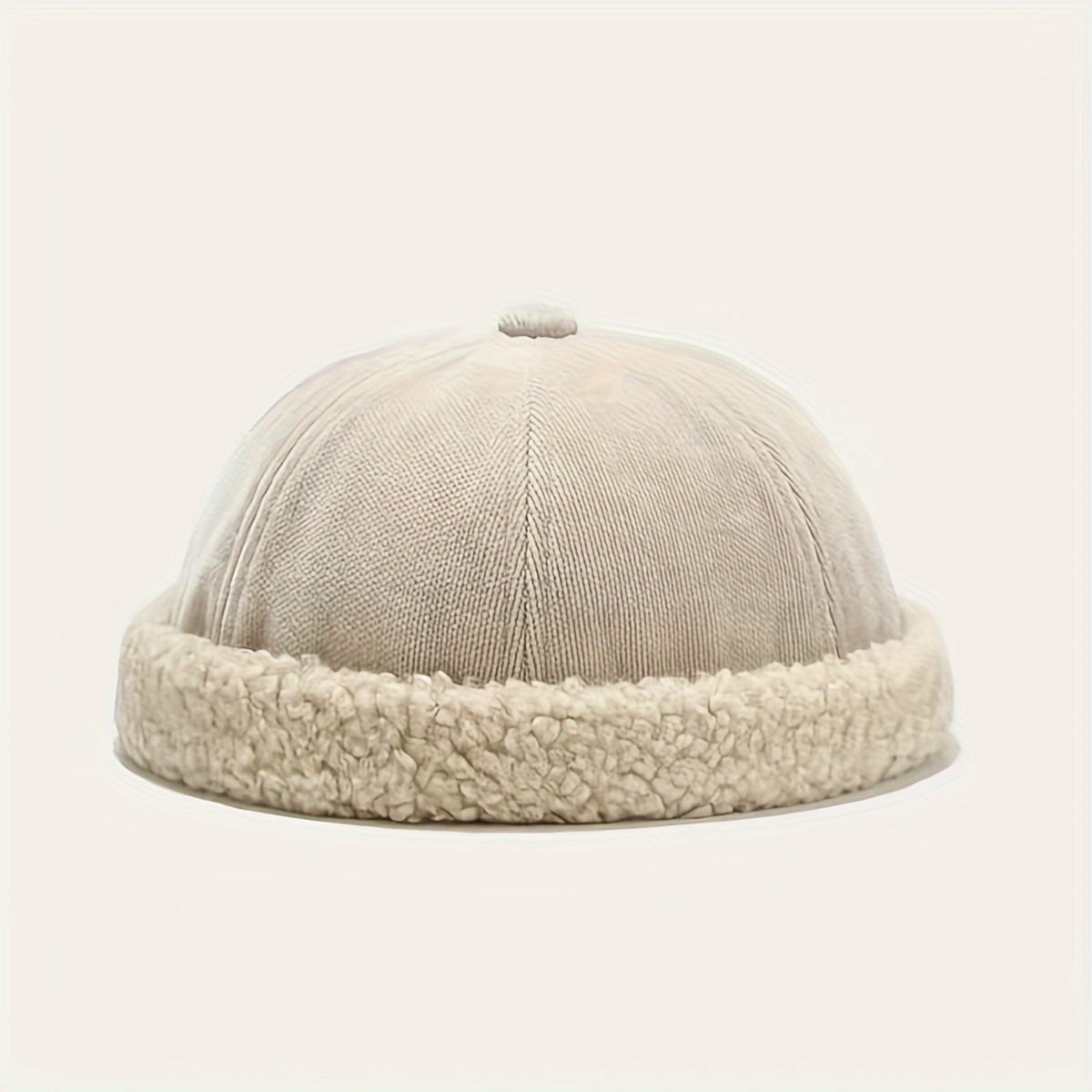 Winter Retro Warm Brimless Cap Unisex