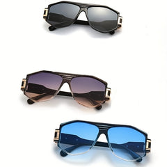 Men's Vintage Street Photography Sports Sunglasses