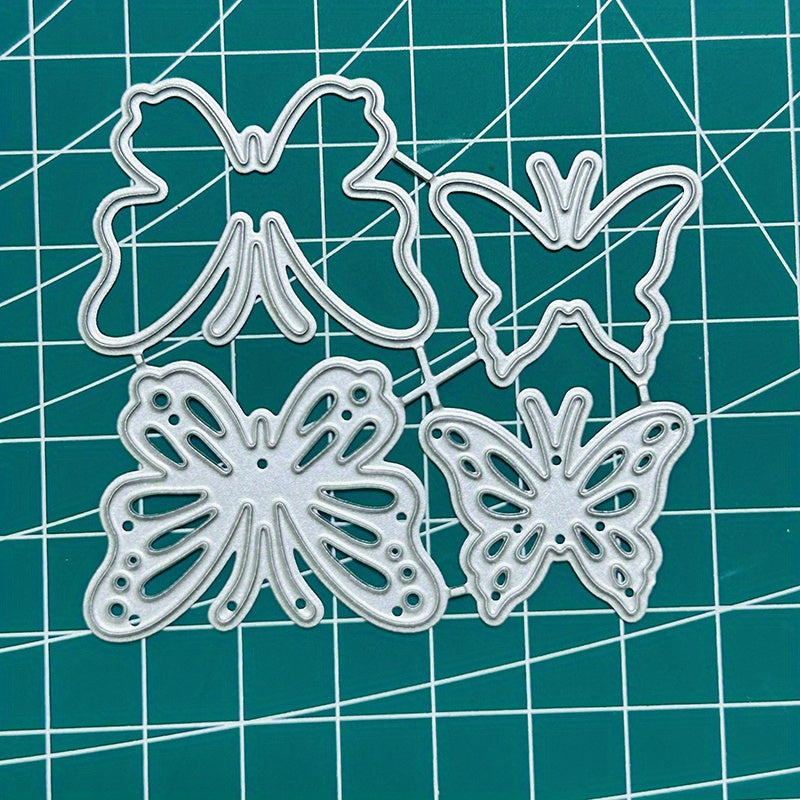 4pcs Butterflies Metal Dies Cutting Decoration Tool Die Cut