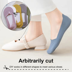Invisible Ankle Socks Comfy & Breathable Thin Low Cut Boat Socks for Women