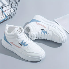 Women's Chunky High Top Sneakers Non Slip Lace Up Casual Shoes