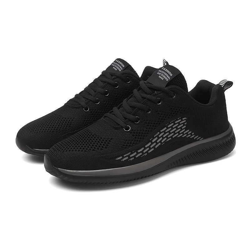 Men's Breathable Mesh Running Shoes Lace Up Lightweight