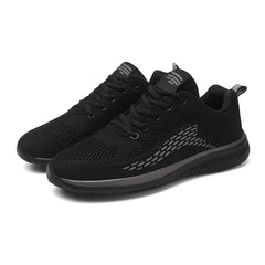 Men's Breathable Mesh Running Shoes Lace Up Lightweight