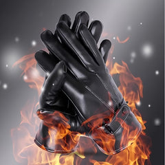 Outdoor Sports Waterproof PU Leather Gloves