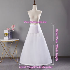 Adjustable Fishbone Corset Skirt Support Dress with Ribbon Belt