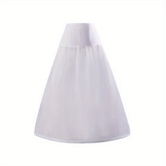Adjustable Fishbone Corset Skirt Support Dress with Ribbon Belt