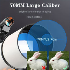 Professional 70mm Aperture Telescope for Adults