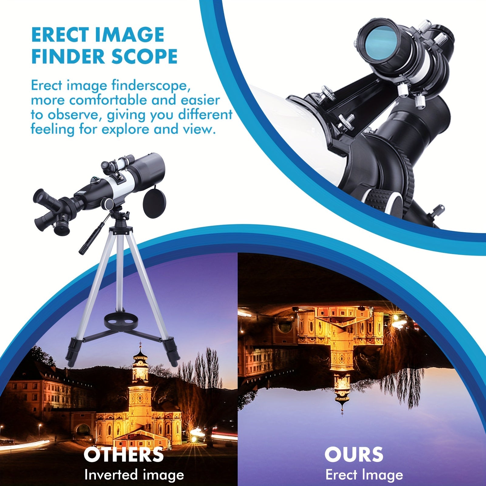 Professional 70mm Aperture Telescope for Adults