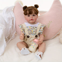 Realistic 55 Reborn Youngsters Girl Doll Soft Vinyl Poseable Limbs Ages 3