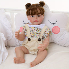 Realistic 55 Reborn Youngsters Girl Doll Soft Vinyl Poseable Limbs Ages 3