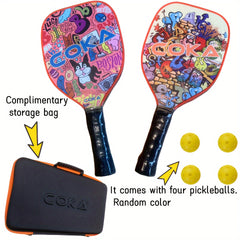 2pcs Pickleball Racket For Beach Outdoor Pickleball Paddle For Entertainment