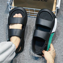 Men's Platform Sandals Non Slip Open Toe Shoes