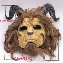 Realistic Halloween Beast Mask for Adults - Cosplay & Party Costume