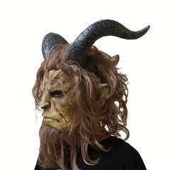 Realistic Halloween Beast Mask for Adults - Cosplay & Party Costume