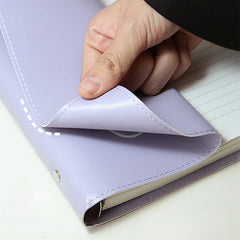 Purple Notebook w/ Removable Pages College Ruled