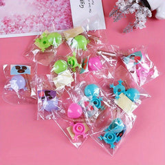 20pcs Colorful Spring Jumping Dolls DIY Assembly Toys for Kids Fun Party Favors
