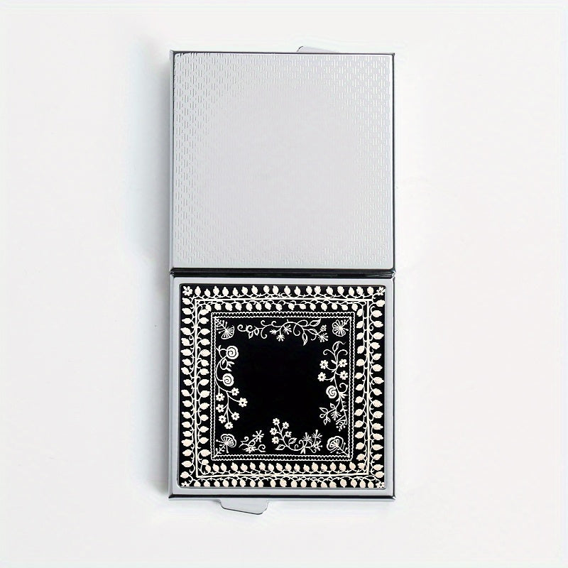 Creative Picture Printing Square Pill Box with 4 Compartments