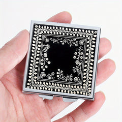 Creative Picture Printing Square Pill Box with 4 Compartments