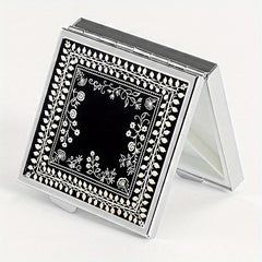 Creative Picture Printing Square Pill Box with 4 Compartments