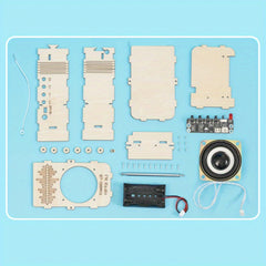 Educational Science DIY Radio Kit, Light Yellow Plywood