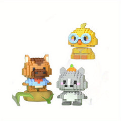 12pcs Animal Building Blocks 3D Diamond Craft Set for Kids Bedroom Decor