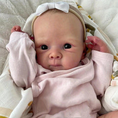 Realistic Reborn Baby Doll with Full Vinyl Body 18" Pink