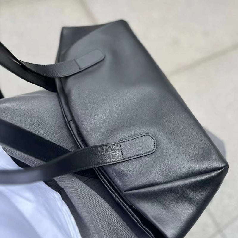 Top Layer Cowhide Leather Shell Bag Underarm Bag
