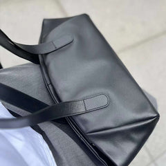 Top Layer Cowhide Leather Shell Bag Underarm Bag