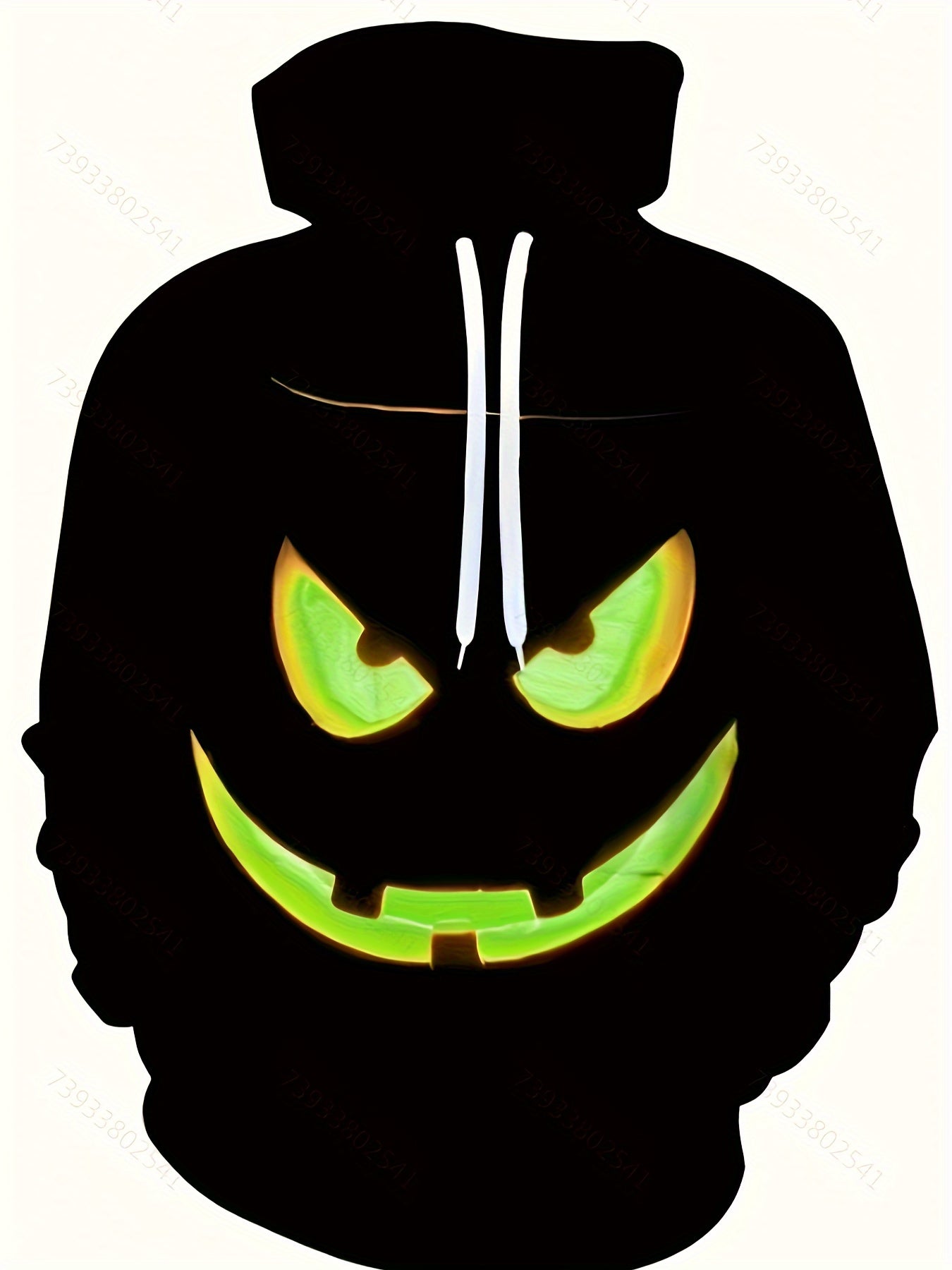 Halloween Pumpkin Pattern Print Hoodies For Men