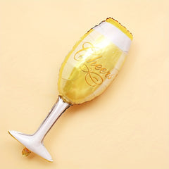 1pc Cheers Goblet Balloon Large Wine Glass Balloon