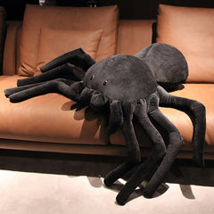 Huge Realistic Spider Plush Toy Soft Stuffed Animal Halloween Decoration