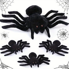 Huge Realistic Spider Plush Toy Soft Stuffed Animal Halloween Decoration