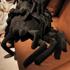 Huge Realistic Spider Plush Toy Soft Stuffed Animal Halloween Decoration